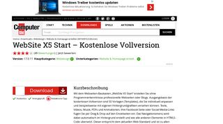 WebSite X5 Start – Kostenlose Vollversion 17.0.11 - Download ...