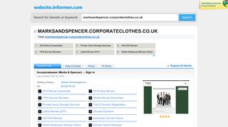 marksandspencer.corporateclothes.co.uk at WI. Incorporatewear ...