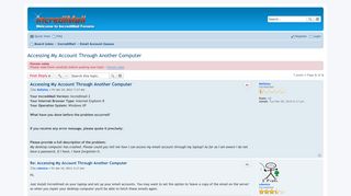 Accessing My Account Through Another Computer - IncrediMail Forum