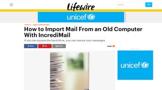 How to Import Mail From an Old Computer With IncrediMail - Lifewire
