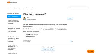 What is my password? – IncrediMail Help Center - IncrediMail support