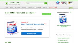 IncrediMail Password Decryptor : FREE IncrediMail Password ...