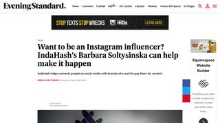 Want to be an Instagram influencer? IndaHash's Barbara Soltysinska ...