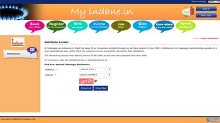 Indane Online : Consumer Login - Indane Gas