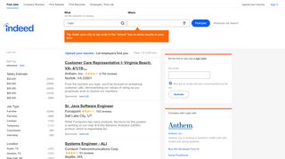 Login Jobs, Employment | Indeed.com