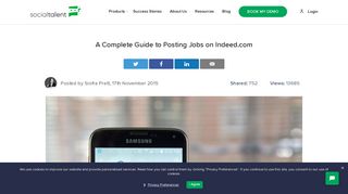 A Complete Guide to Indeed Job Posting - SocialTalent
