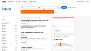 India Jobs, Employment | Indeed.com