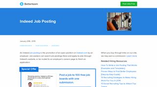 Indeed Job Posting: How to Post on Indeed + Pricing + Video