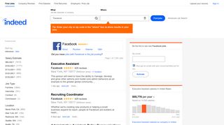 Facebook Jobs, Employment | Indeed.com