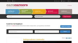 Independence Australia - Care Careers