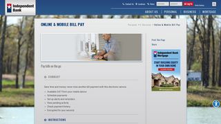 Online & Mobile Bill Pay | Independent Bank | Dallas, TX - Austin, TX ...