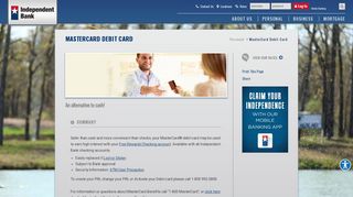 MasterCard Debit Card | Independent Bank | Dallas, TX - Austin, TX ...