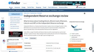 Independent Reserve review 2019 | Features, fees & more | finder.com ...