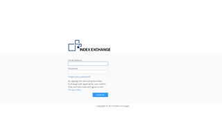 Seller Login - Index Exchange