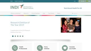 Welcome to Irish Nutrition & Dietetic Institute (INDI) Website - INDI