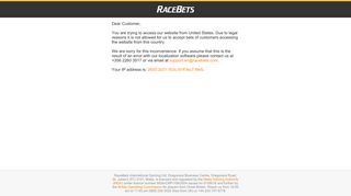 RaceBets.com Online Betting - No. 1 for Horse Racing Betting
