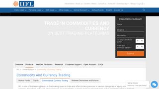 Commodity Trading & Currency Trading Online | IIFL