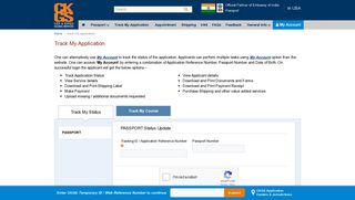 Track My Passport Application - CKGS USA - Indian Passport ...