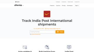 India Post International Tracking - AfterShip