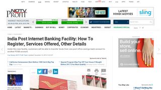India Post Internet Banking Facility: How To Register ... - NDTV.com