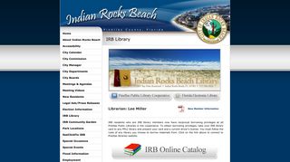 IRB Library - City of Indian Rocks Beach, Florida