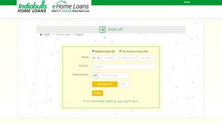 e-Home Loans | Register Online for a Home Loan - Indiabulls Home ...
