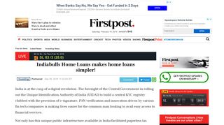 Indiabulls Home Loans makes home loans simpler! - Firstpost