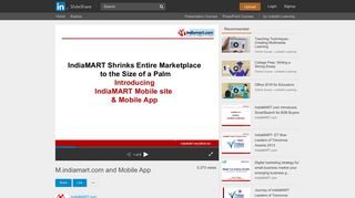 M.indiamart.com and Mobile App - SlideShare
