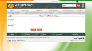 Login | Join Indian Army