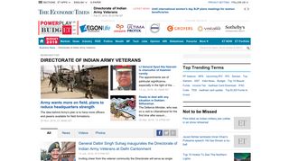 Directorate of Indian Army Veterans: Latest News & Videos, Photos ...