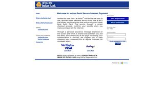 Indian Bank Secure Internet Payment