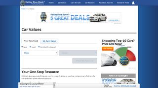 New & Used Car Values | Kelley Blue Book