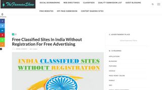 Free Classified Sites in India without Registration For Free Advertising
