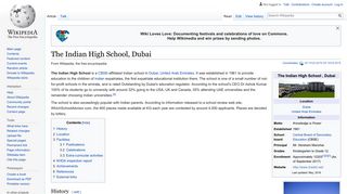 The Indian High School, Dubai - Wikipedia