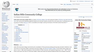 Indian Hills Community College - Wikipedia