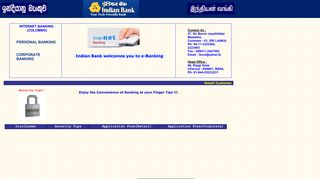 Indian Bank - Internet Banking