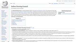 Indian Nursing Council - Wikipedia