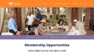 Indian Ridge Membership | Private Palm Desert Country Club