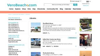 Indian River County Libraries | VeroBeach.com