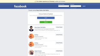 Raju Indian Soft Skills Profiles | Facebook