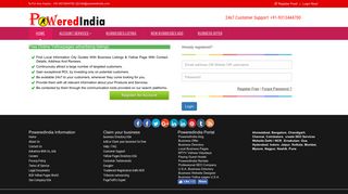 Members Login PoweredIndia.com - Free Online Yellow pages ...