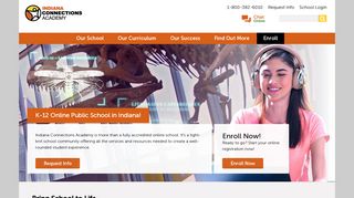 Free K-12 Indiana Online School | Indiana Connections Academy