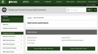 FSSA: SNAP (Food Assistance) - IN.gov