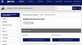 Indiana Public Retirement System (INPRS) - IN.gov