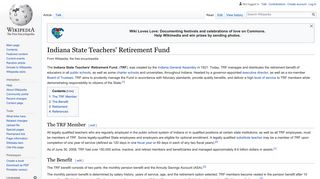 Indiana State Teachers' Retirement Fund - Wikipedia