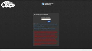 Secure Cloud Access - Reset Password - ISU Portal