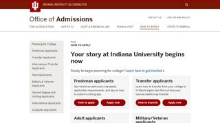 How to Apply: Office of Admissions: Indiana University Bloomington
