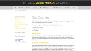 Course Information - Indiana Virtual Pathways Academy