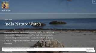 india Nature Watch – online fart … - Vinu - WordPress.com