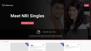 Meet NRI Singles - IndianCupid.com